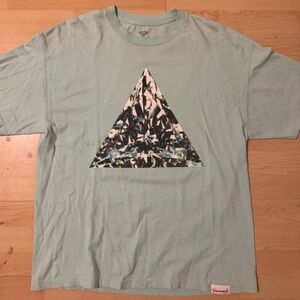 Diamond Supply Co. Brilliant Prism T-shirt in Teal/Robins Egg Blue